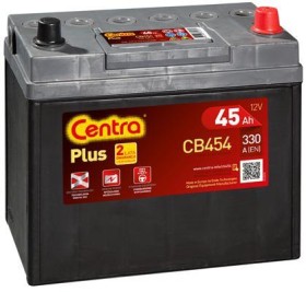 Батарея аккумуляторная Centra Plus 12В 45Ач 330A(EN) R+-CENTRA-CB454