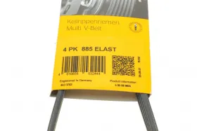 Ремень поликлиновой-CONTINENTAL-4PK885ELAST-2