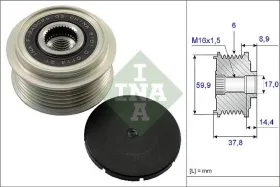 Шкiв генератора-INA-535013510-4