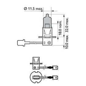 Автолампа галогенова 55W-PHILIPS-12336WVUB1-1