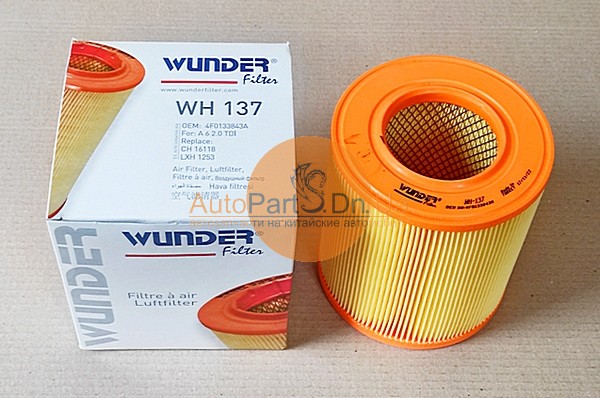 Фільтр повітряний Wunder WH 137-WUNDER FILTER-WH137