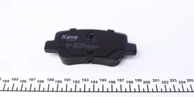 Гальмівні колодки зад. Avensis 05--KAVO PARTS-KBP9107-1