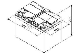 0 092 S40 250 BOSCH Акумулятор