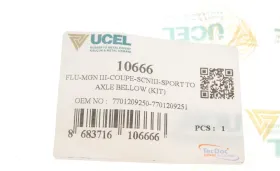 AXLE BELLOW  (KIT)-UCEL-10666-2