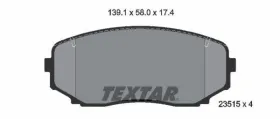 KLOCKI HAM. MAZDA CX-7/CX-9-TEXTAR-2351503-4