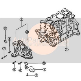 Датчик давления масла Brilliance M2 1.8L 471Q-3810950-BRILLIANCE-471Q3810950-1