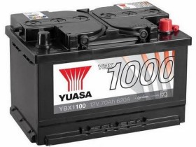 Батарея аккумуляторная Yuasa YBX1000 CaCa 12В 70Ач 620A(EN) R+-YUASA-YBX1100-1