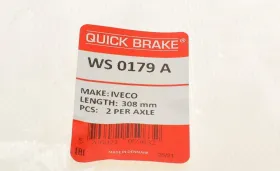 Датчик зносу гальмівних колодок-QUICK BRAKE-WS0179A-4