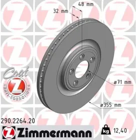 Тормозной диск-ZIMMERMANN-290226420-1