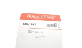 Комплект прижимних планок гальмівного супорту-QUICK BRAKE-1091742-1