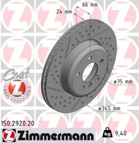 TARCZA HAMULC. BMW 3 F30  12-  TYЈ-ZIMMERMANN-150292020-1