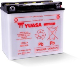 Батарея аккумуляторная Yuasa 12В 19Ач 190A(EN) R+-YUASA-YB16LB