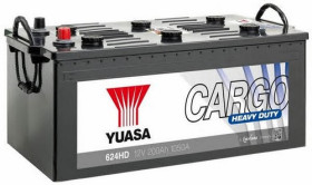624HD YUASA Батарея аккумуляторная Yuasa 12В 200Ач 1050A(EN) R+