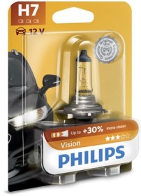 Автолампа H7 12V 55/60W PX26d Vision +30% (1 шт. в блістері))-PHILIPS-12972PRB1-3