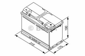 0 092 S50 110 BOSCH Акумулятор