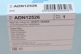 Фильтр, воздух во внутренном пространстве-BLUE PRINT-ADN12526-4