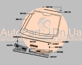 Стекло лобовое FAW Weizhi V5 56101-52K20-FAW-5610152K20