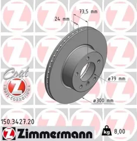 Тормозной диск-ZIMMERMANN-150342720-5