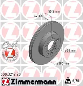 Гальмiвнi диски-ZIMMERMANN-600321220-1