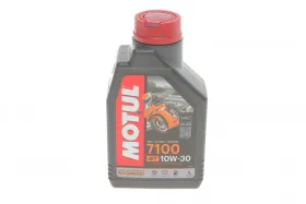 Масло моторное 1L 10W30 7100 4T SAE (API SL/SJ/SH/SG)-MOTUL-845411-1