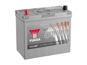 Батарея аккумуляторная Yuasa YBX5000 Silver High Performance SMF 12В 48Ач 430A(EN) L+-YUASA-YBX5057