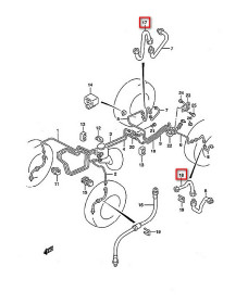 Шланг гальмівний Changhe Ideal-2 51580-75F00-CHANGHE-5158075F00-1