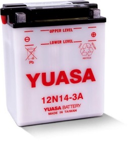 Батарея аккумуляторная Yuasa 12В 14Ач 130A(EN) R+-YUASA-12N143A