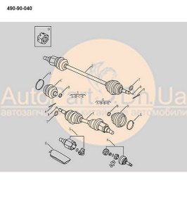 Пыльник ШРУСа наружного Geely HS, UL 140108818-01-GEELY-14010881801-1