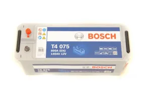 Батарея аккумуляторная Bosch T4 075 12В 140Ач 800A(EN) L+-BOSCH-0092T40750-11