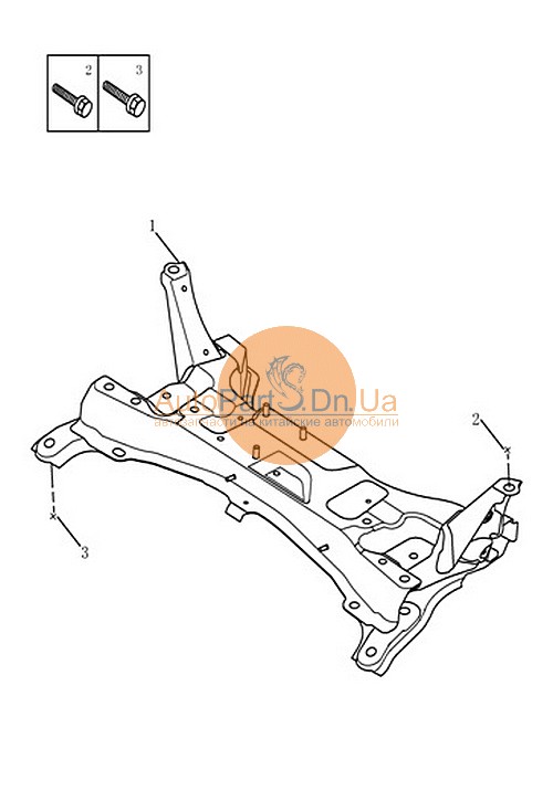 Болт із шестигранним фланцем Geely JQ188B1240TF6Aa-GEELY-JQ188B1240TF6AA