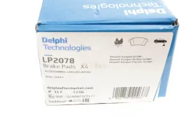 Комплект тормозных колодок, дисковый тормоз-DELPHI-LP2078-7