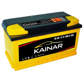 090 261 0 120 ЖЧ KAINAR Аккумулятор 90Ah-12v KAINAR Standart+ (353х175х190),R,EN800