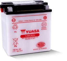 Батарея аккумуляторная Yuasa 12В 11Ач 130A(EN) R+-YUASA-YB10LA2