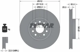 Brake parts TEXTAR-TEXTAR-92120505-1