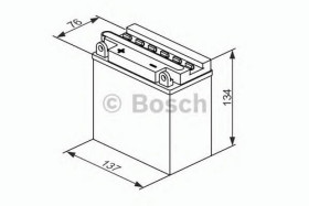 0 092 M4F 240 BOSCH Стартерная аккумуляторная батарея, Стартерная аккумуляторная батарея