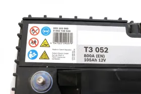 АККУМУЛЯТОР Т3 12V 105AH 800A-BOSCH-0092T30520-5