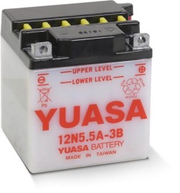 Батарея аккумуляторная Yuasa 12В 5,5Ач 40A(EN) R+-YUASA-12N55A3B