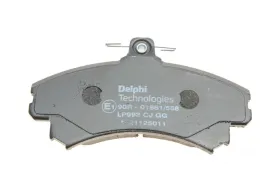 Комплект тормозных колодок, дисковый тормоз-DELPHI-LP993-3