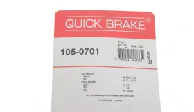 SPRÊ¯YNY SZCZÊK HAMULCOWYCH /QB0701-QUICK BRAKE-1050701