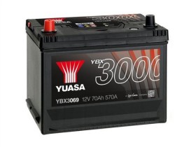 Батарея аккумуляторная Yuasa YBX3000 SMF 12В 70Ач 570A(EN) L+-YUASA-YBX3069