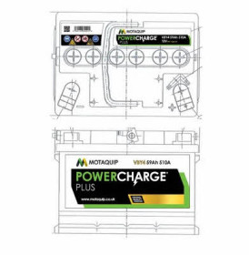 VBY4 MOTORQUIP Батарея аккумуляторная
