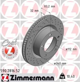 Тормозной диск-ZIMMERMANN-590281652-5