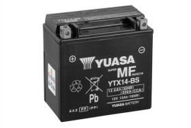 Батарея аккумуляторная Yuasa 12В 12Ач 200A(EN) L+-YUASA-YTX14BS