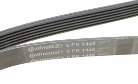 Ремінь генератора поліклиновий-CONTINENTAL-6PK1448-5