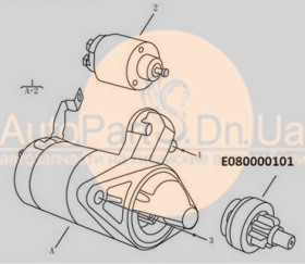 Бендикс Geely CK, CK-2, CK-1F, LC, LC Cross, MK, MK new, MK-2, MK Cross, GC5, GC5-RV, GC6 E080000101-GEELY-E080000101-1