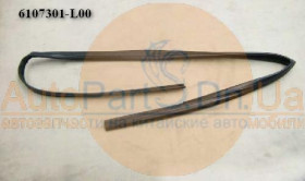 6107301-L00 GREAT WALL Уплотнитель стекла передней левой двери Great Wall Pegasus, Sailor 6107301-L00