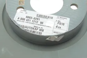 Диск гальмівний (передній) MB C-class (W204) 07-/ E-class (W212) 09--MERCEDES-000421121290-4