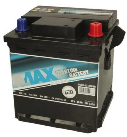 0608-03-0009Q 4 MAX Батарея аккумуляторная 4max Ecoline 12В 40Ач 340A(EN) R+