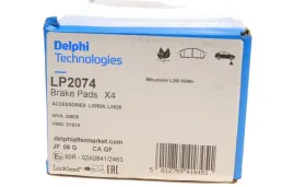 Комплект тормозных колодок, дисковый тормоз-DELPHI-LP2074-6