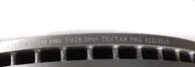 Тормозной диск-TEXTAR-92229303-5